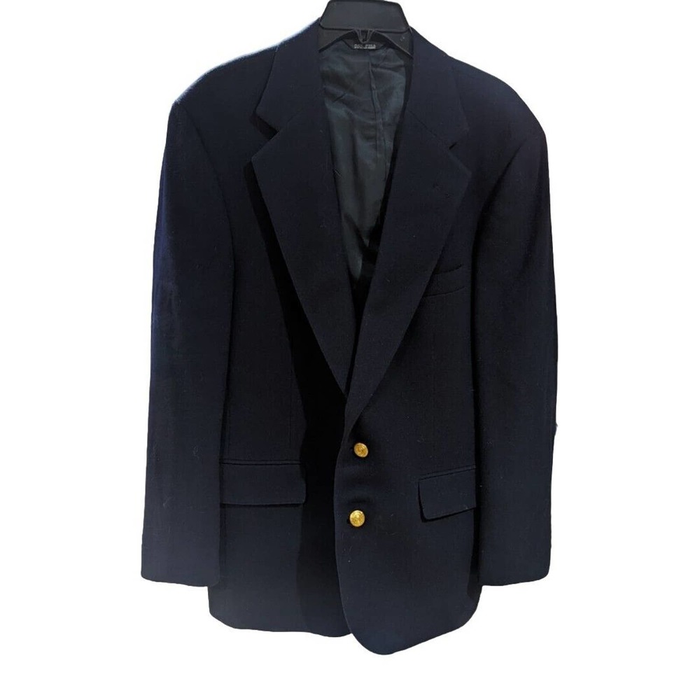 Polo University Club By Ralph Lauren Two Button Sport Coat Virgin Wool 44R
